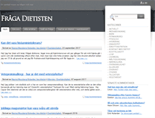 Tablet Screenshot of fragadietisten.se